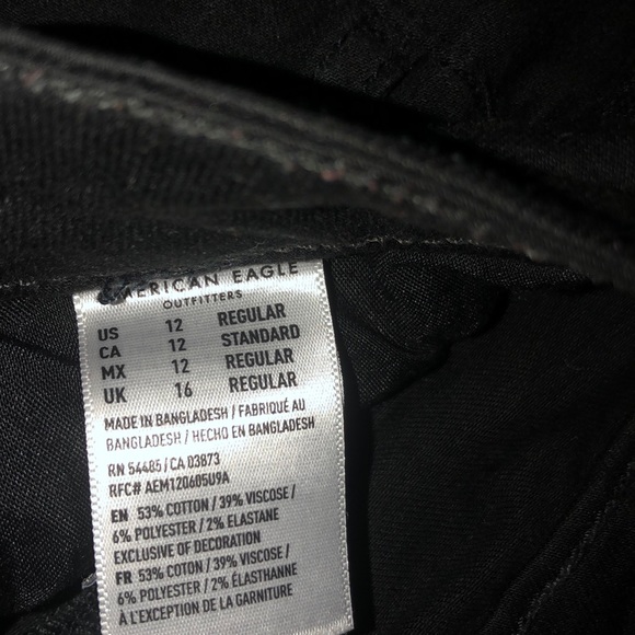 Black American eagle jeans || next level stretch - Picture 4 of 4